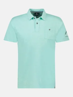 Poloshirt in weicher, gewaschener Jerseyqualität