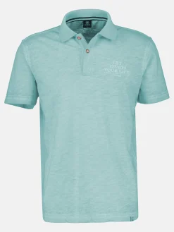 Poloshirt mit Brustprint