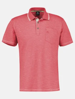 Poloshirt mit Finelinerstreifen