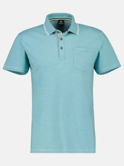 Poloshirt mit Finelinerstreifen