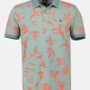 Poloshirt mit floralem Druck