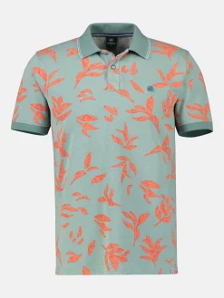 Poloshirt mit floralem Druck