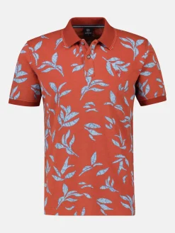 Poloshirt mit floralem Druck