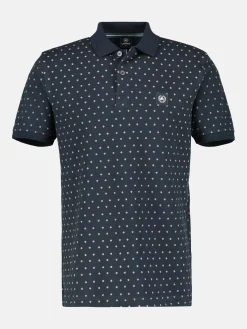 Poloshirt mit Punkt-Print