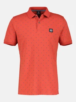 Poloshirt mit Punkt-Print