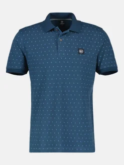 Poloshirt mit Punkt-Print