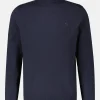 Rollkragenpullover, Flachstrick