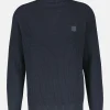 Rollkragenpullover für Herren in Großen Größen, aus Strukturstrickware