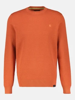 Rundhals-Strickpullover aus nachhaltig produzierter Baumwolle