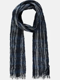 Schal mit Stripe-Check-Muster