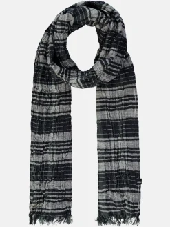 Schal mit Stripe-Check-Muster