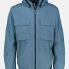 Shell-Blouson mit abnehmbarer Kapuze