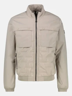 Sportiver Blouson in Struktur-Steppdesign