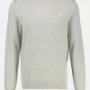 Strickpullover in Übergröße für Herren mit schmaler Rippstruktur