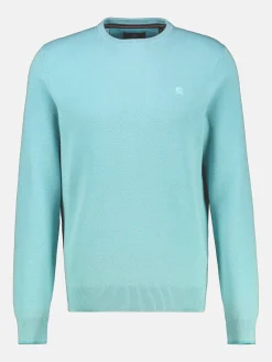 Strickpullover in Übergröße für Herren mit schmaler Rippstruktur