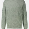 Strickpullover in Melangeoptik