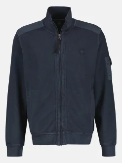 Strukturierte Sweatjacke mit Details