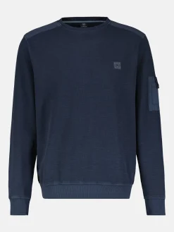 Strukturiertes Sweatshirt mit Details