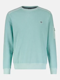 Strukturiertes Sweatshirt mit Details