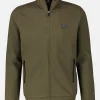Sweatjacke in Strukturqualität