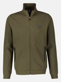Sweatjacke in Strukturqualität