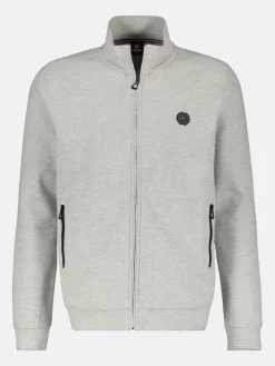 Sweatjacke in Strukturqualität
