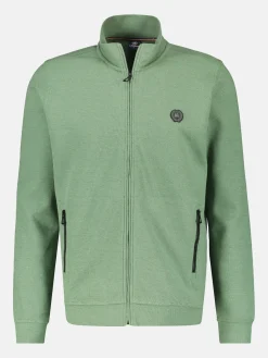 Sweatjacke in Strukturqualität