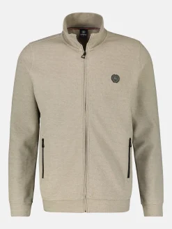 Sweatjacke in Strukturqualität
