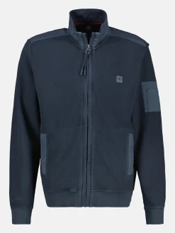 Sweatjacke mit Stehkragen für Herren in Großen Größen