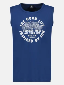 Tanktop für Herren, mit Brustprint