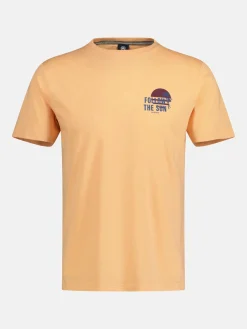 T-Shirt mit Brustprint *Follow the sun*
