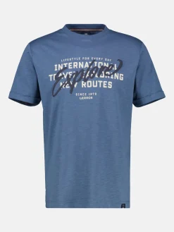 T-Shirt mit Brustprint in Übergrößen