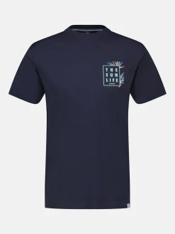 T-Shirt mit Front- und Rückenprint