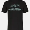 T-Shirt mit Outdoorprint und Rundhalsauschnitt