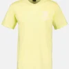 V-Neck-Shirt mit Brustprint
