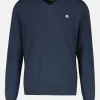V-Neck-Strickpullover mit Kaschmiranteil