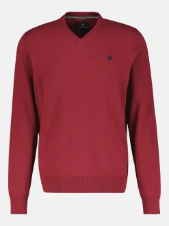 V-Neck-Strickpullover mit Kaschmiranteil
